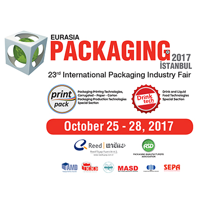 نمایشگاه بین المللی صنعت بسته بندی استانبول, eurasia packaging2017, ماشین آلات و تولیدات بسته بندی, تکنولوژی های چاپ در بسته بندی, ماشین آلات مواد غذایی و نوشیدنی,  