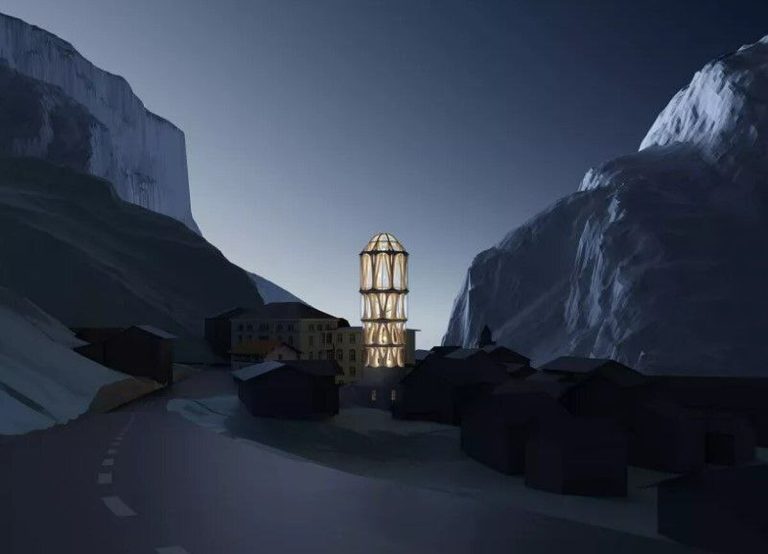 میزبانی کوه های آلپ از بلندترین برج ساخته شده با چاپ سه بعدی