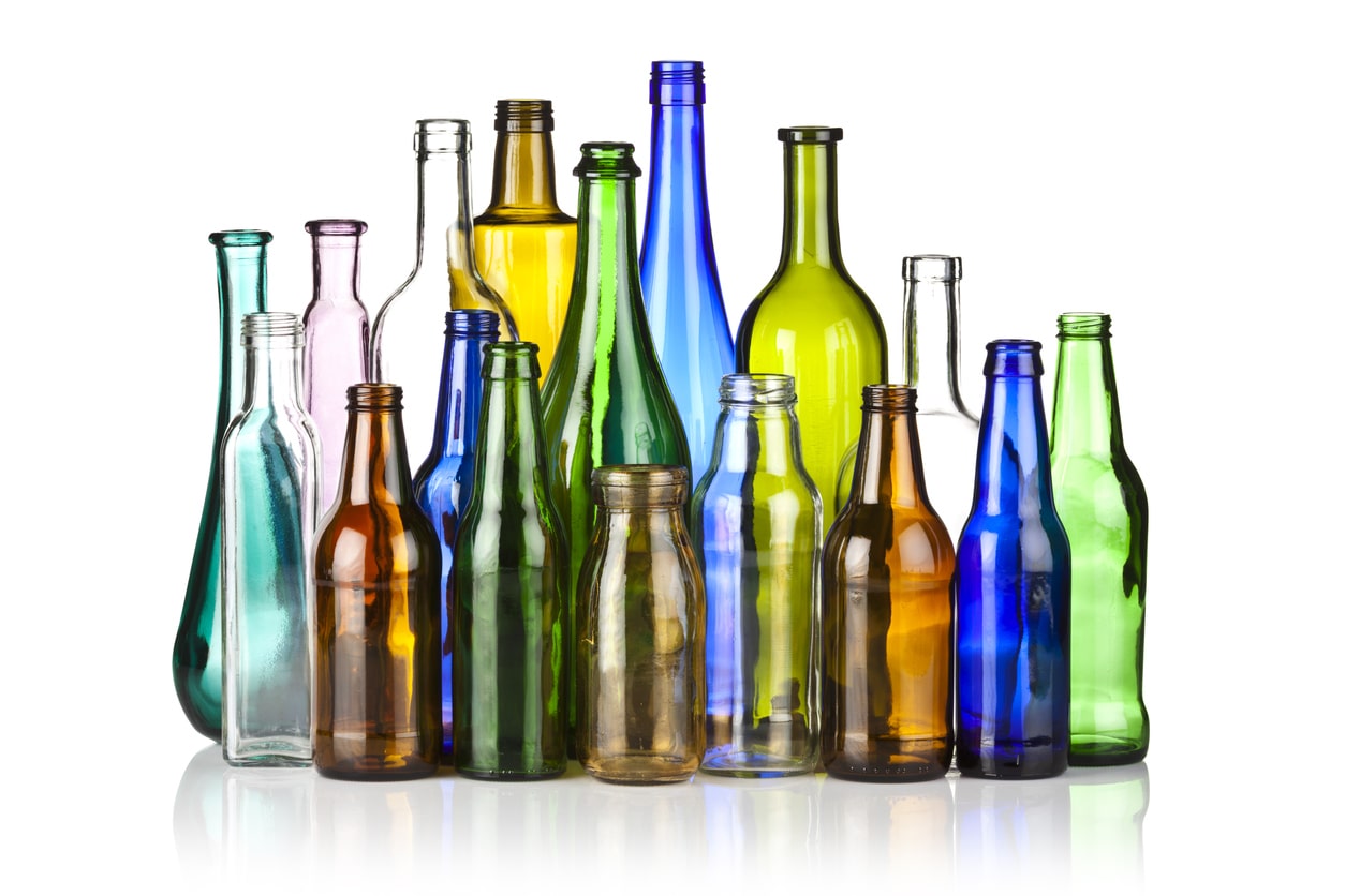 بهترین رنگ برای بطری‌های شیشه‌ای کدام است؟