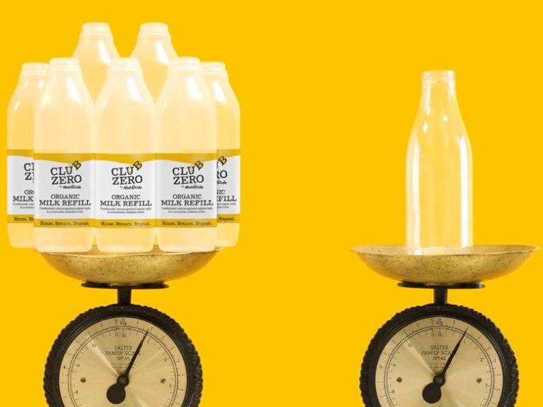 Abel & Cole بطری‌های PP برگشتی برای شیر تولید کرد